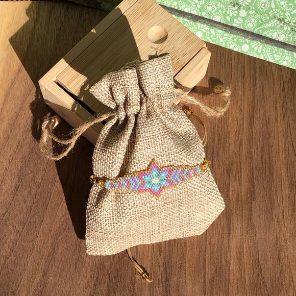 Miyuki Seed Beaded Star Bracelet - Picture 2 of 4